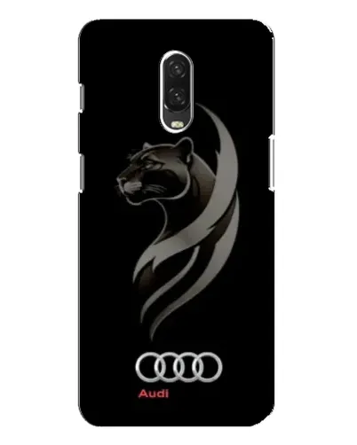 Чехол для OnePlus 6T с картинкой «Графика — пантера и Audi»