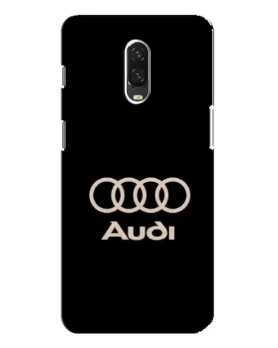 Чехол для OnePlus 6T с картинкой «Audi — золотой логотип»