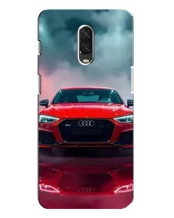 Чехол для OnePlus 6T с картинкой «Audi RS — красный стиль»