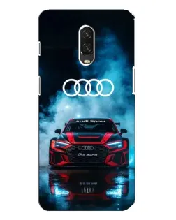 Чехол для OnePlus 6T с картинкой «Audi Sport — неон»