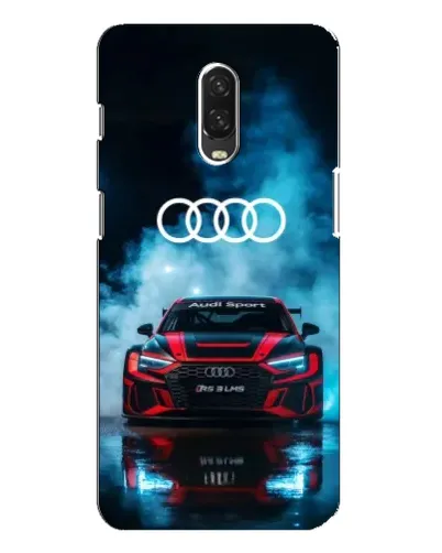 Чехол для OnePlus 6T с картинкой «Audi Sport — неон»