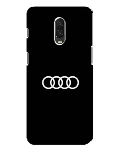 Чехол для OnePlus 6T с картинкой «Audi White Logo»