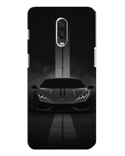 Чехол для OnePlus 6T с картинкой «Lamborghini симметрия дорог»