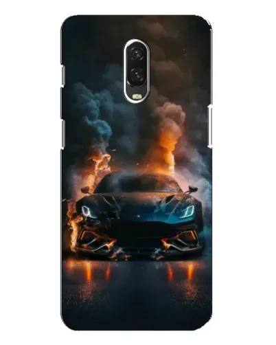 Чехол для OnePlus 6T с картинкой «Lamborghini дымная эстетика»