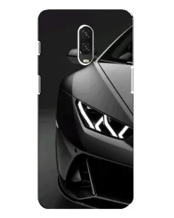 Чехол для OnePlus 6T с картинкой «Lamborghini фары детализация»