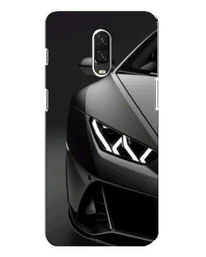 Чехол для OnePlus 6T с картинкой «Lamborghini фары детализация»