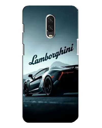 Чехол для OnePlus 6T с картинкой «Классическая надпись Lamborghini»