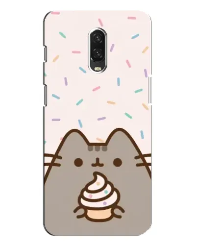 Чохол для OnePlus 6T з картинкою «Пушин з кексом» Чохол для OnePlus 6T з картинкою «Пушин з кексом»