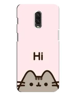 Чохол для OnePlus 6T з картинкою «Пушин каже Hi»