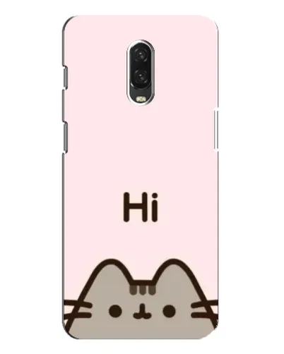 Чохол для OnePlus 6T з картинкою «Пушин каже Hi» Чохол для OnePlus 6T з картинкою «Пушин каже Hi»