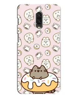 Чохол для OnePlus 6T з картинкою «Пушин на пончику»