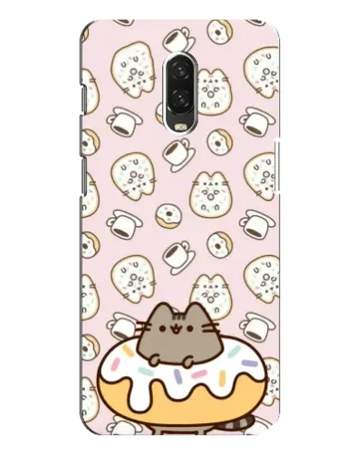 Чохол для OnePlus 6T з картинкою «Пушин на пончику» Чохол для OnePlus 6T з картинкою «Пушин на пончику»