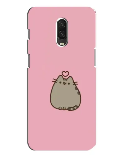 Чохол для OnePlus 6T з картинкою «Pusheen серце» Чохол для OnePlus 6T з картинкою «Pusheen серце»
