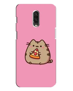 Чохол для OnePlus 6T з картинкою «Пушин із піцою»