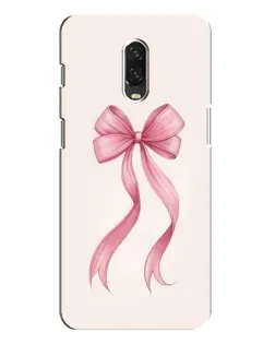 Чохол для OnePlus 6T з картинкою «Рожевий бант»