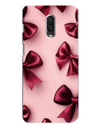 Чохол для OnePlus 6T з картинкою «Бордовий атлас»