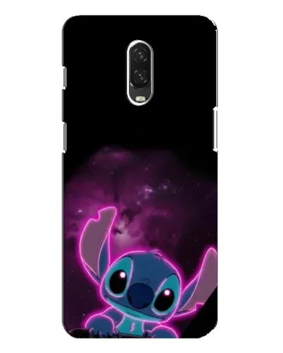 Чехол для OnePlus 6T с картинкой «Неоновый Stitch»
