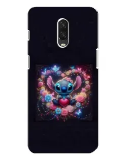 Чехол для OnePlus 6T с картинкой «Stitch в цветах» Чехол для OnePlus 6T с картинкой «Stitch в цветах»