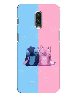 Чехол для OnePlus 6T с картинкой «Stitch и Angel Love» Чехол для OnePlus 6T с картинкой «Stitch и Angel Love»