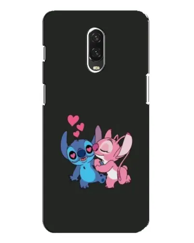 Чехол для OnePlus 6T с картинкой «Анжел целует Стича»