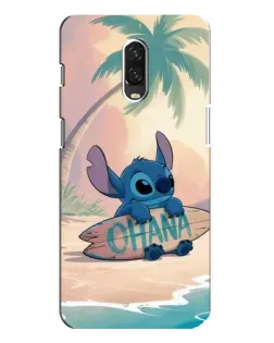Чехол для OnePlus 6T с картинкой «Стич на серфе» Чехол для OnePlus 6T с картинкой «Стич на серфе»