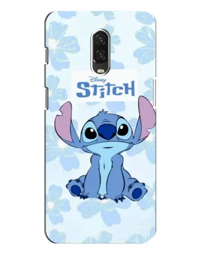 Чехол для OnePlus 6T с картинкой «Stitch среди цветов»