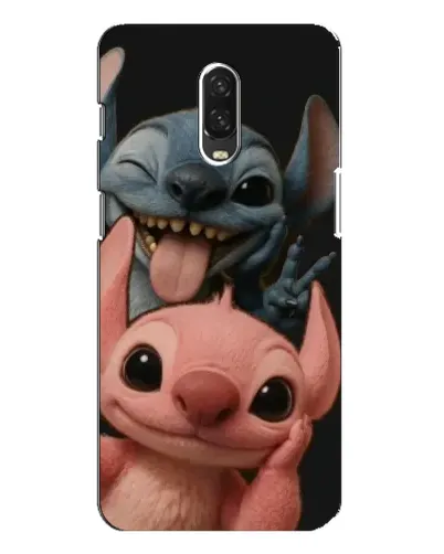Чехол для OnePlus 6T с картинкой «Стич и Ангел»