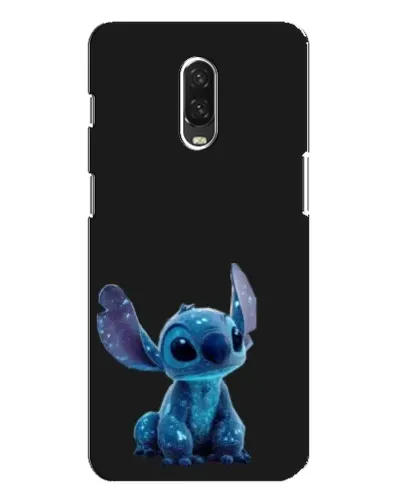 Чехол для OnePlus 6T с картинкой «Стич на черном»
