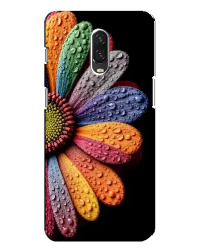 Чохол для OnePlus 6T з картинкою «Райдужна квітка»