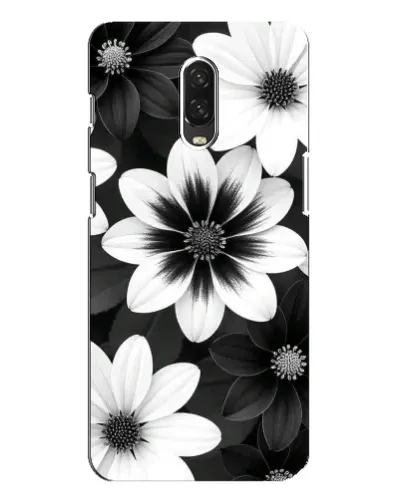 Чохол для OnePlus 6T з картинкою «Монохромні айстри»