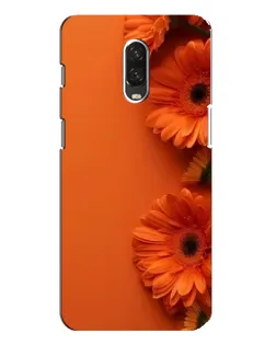Чохол для OnePlus 6T з картинкою «Помаранчеві гербери»