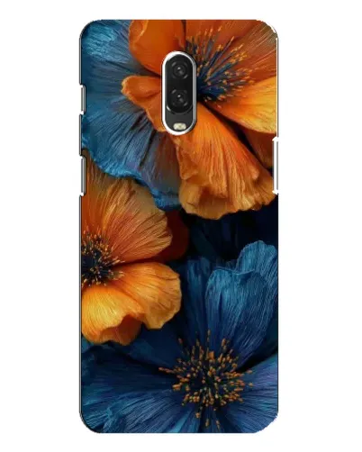 Чохол для OnePlus 6T з картинкою «Яскрава синьо-помаранчева флора» Чохол для OnePlus 6T з картинкою «Яскрава синьо-помаранчева флора»