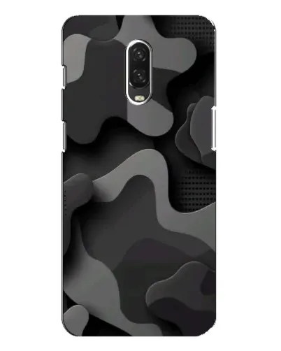 Чохол для OnePlus 6T з картинкою «Темний абстрактний камуфляж»