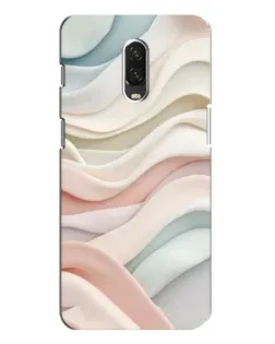 Чохол для OnePlus 6T з картинкою «Пастельні ніжні хвилі»