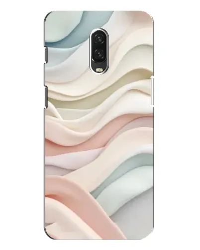 Чохол для OnePlus 6T з картинкою «Пастельні ніжні хвилі»