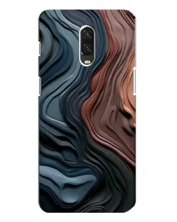 Чохол для OnePlus 6T з картинкою «Кольорові хвилі каньйону»