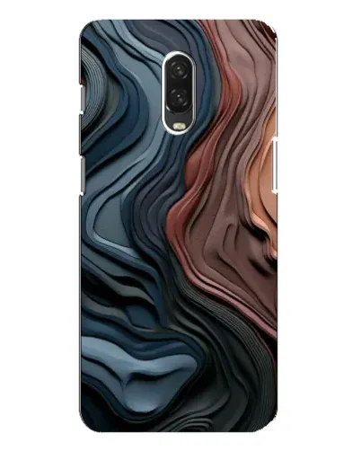 Чохол для OnePlus 6T з картинкою «Кольорові хвилі каньйону»