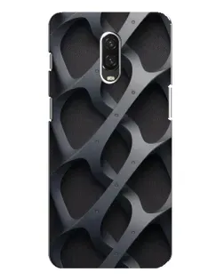 Чохол для OnePlus 6T з картинкою «Об'ємне сіре плетіння»