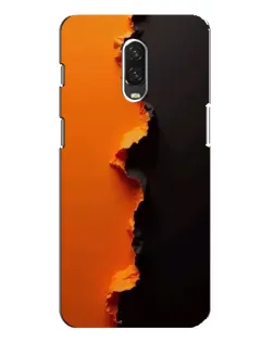 Чохол для OnePlus 6T з картинкою «Помаранчевий розлом»