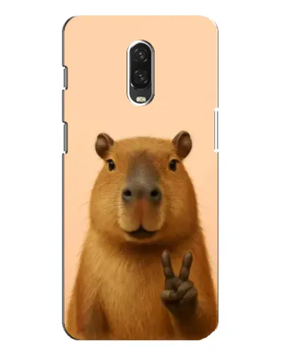 Чехол для OnePlus 6T с картинкой «Капибара виктория» Чехол для OnePlus 6T с картинкой «Капибара виктория»