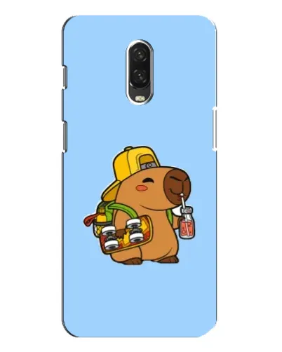 Чехол для OnePlus 6T с картинкой «Капибара на скейте» Чехол для OnePlus 6T с картинкой «Капибара на скейте»