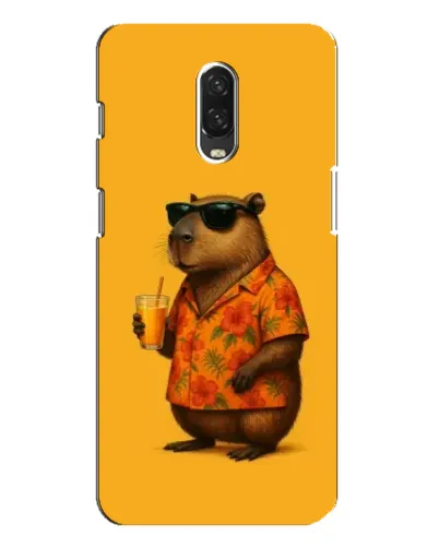 Чехол для OnePlus 6T с картинкой «Капибара на отдыхе» Чехол для OnePlus 6T с картинкой «Капибара на отдыхе»
