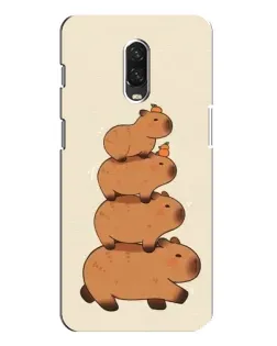Чехол для OnePlus 6T с картинкой «Башня из капибар»