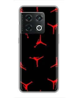 Чохол для OnePlus 10 Pro з картинкою «Jordan Red Pattern»