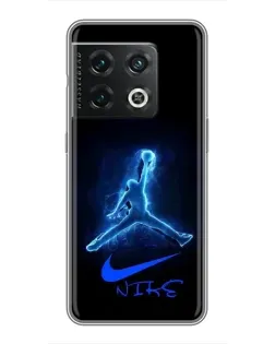 Чохол для OnePlus 10 Pro з картинкою «Jordan Neon Blue»