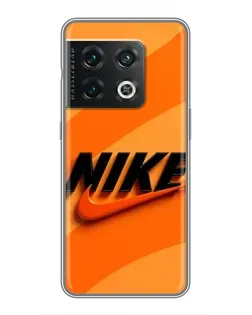 Чохол для OnePlus 10 Pro з картинкою «Помаранчевий драйв Nike»