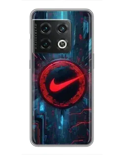 Чохол для OnePlus 10 Pro з картинкою «Техногенний стиль Nike»