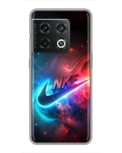 Чохол для OnePlus 10 Pro з картинкою «Вогняний логотип Nike»