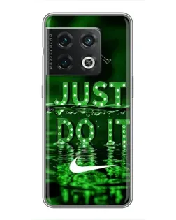 Чохол для OnePlus 10 Pro з картинкою «Зелений неоновий Nike»