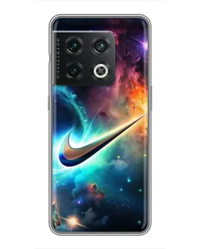 Чохол для OnePlus 10 Pro з картинкою «Космічний Nike Swoosh»